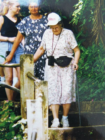 Mom at Caves